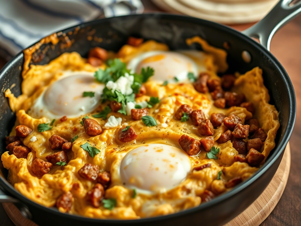 chorizo and eggs